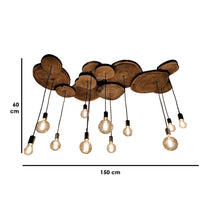 Load image in Gallery viewer, Mulberry Wood Chandelier 150X60 - AONL12
