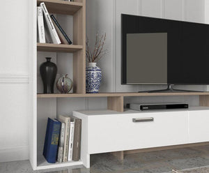 TV table with side display unit 22 x 169 cm - TRA27