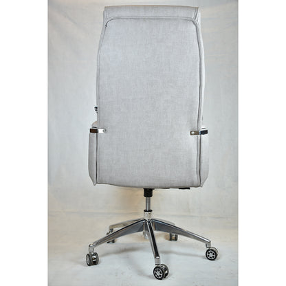 Leather manager office chair - white - OC295