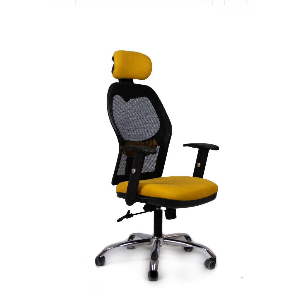 Office swivel chair - yellow x black - OC319