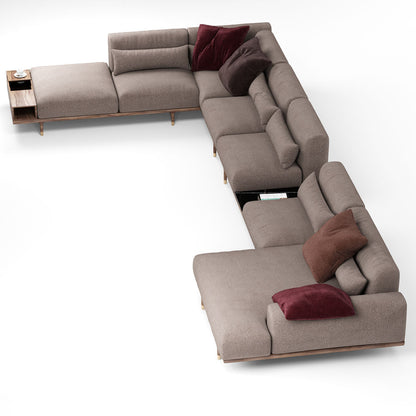 Corner sofa - multiple colors, 500 x 250 cm - KM02