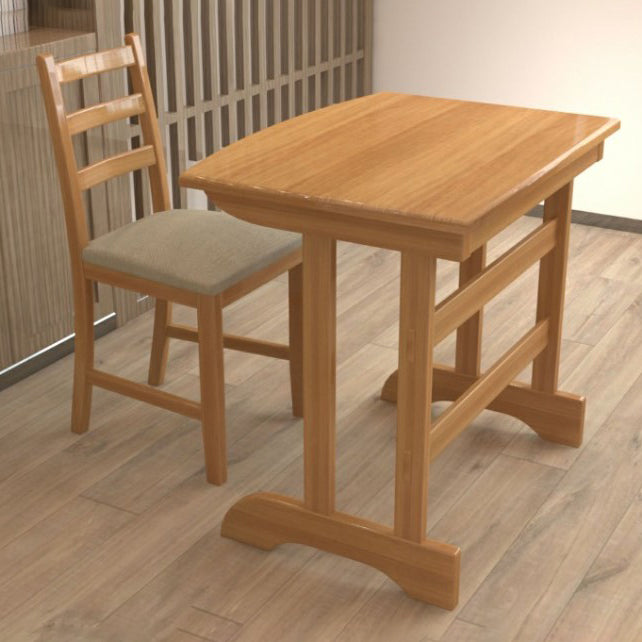 Natural Beech Wood Desk With Chair - MNR32