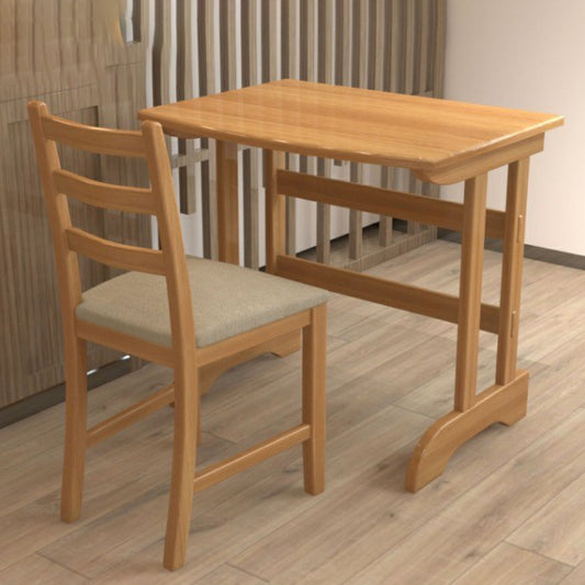 Natural Beech Wood Desk With Chair - MNR32