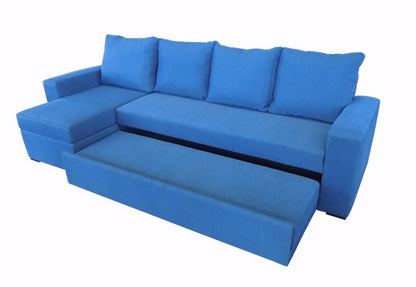 Beech wood sofa corner 280 x 160 cm - multiple colors - KM140