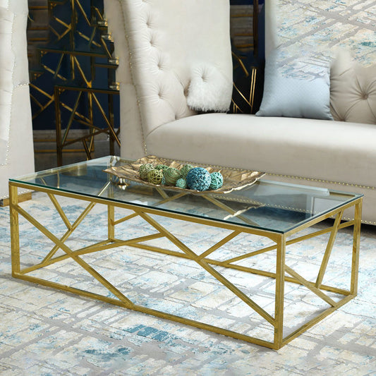 Stainless Steel Coffee Table 60x100 cm - MS01