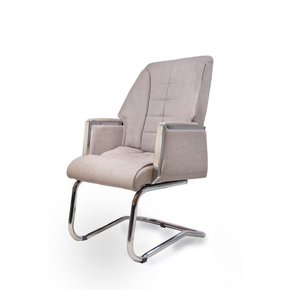 Leather manager office chair - white - OC296