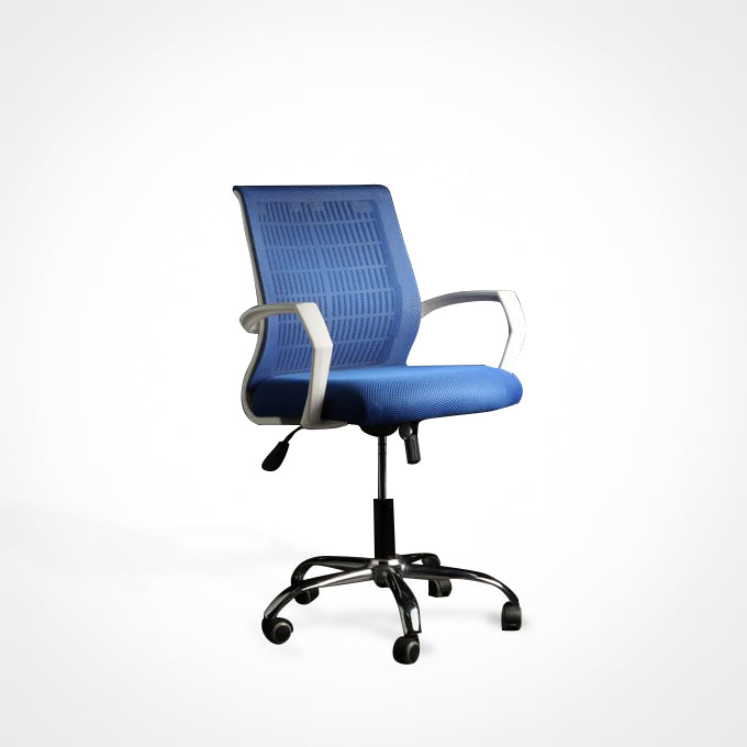 كرسي مكتب متحرك لون ازرق - OC2-Chic Homz
