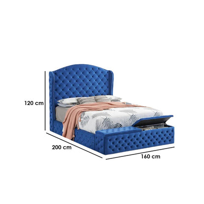 سرير مع بانكيت سحارة   160×200سم-FACT211