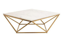 Load image in Gallery viewer, Steel and marble table 80X80
