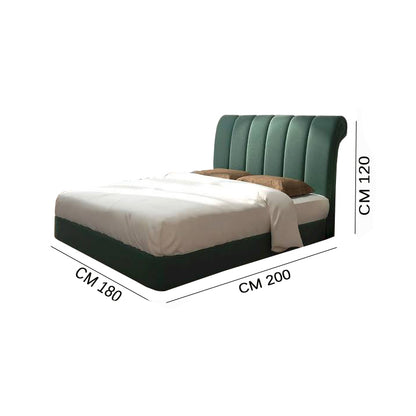 سرير خشب زان طبيعي - مقاسات متعددة - ألوان متعددة -WS128