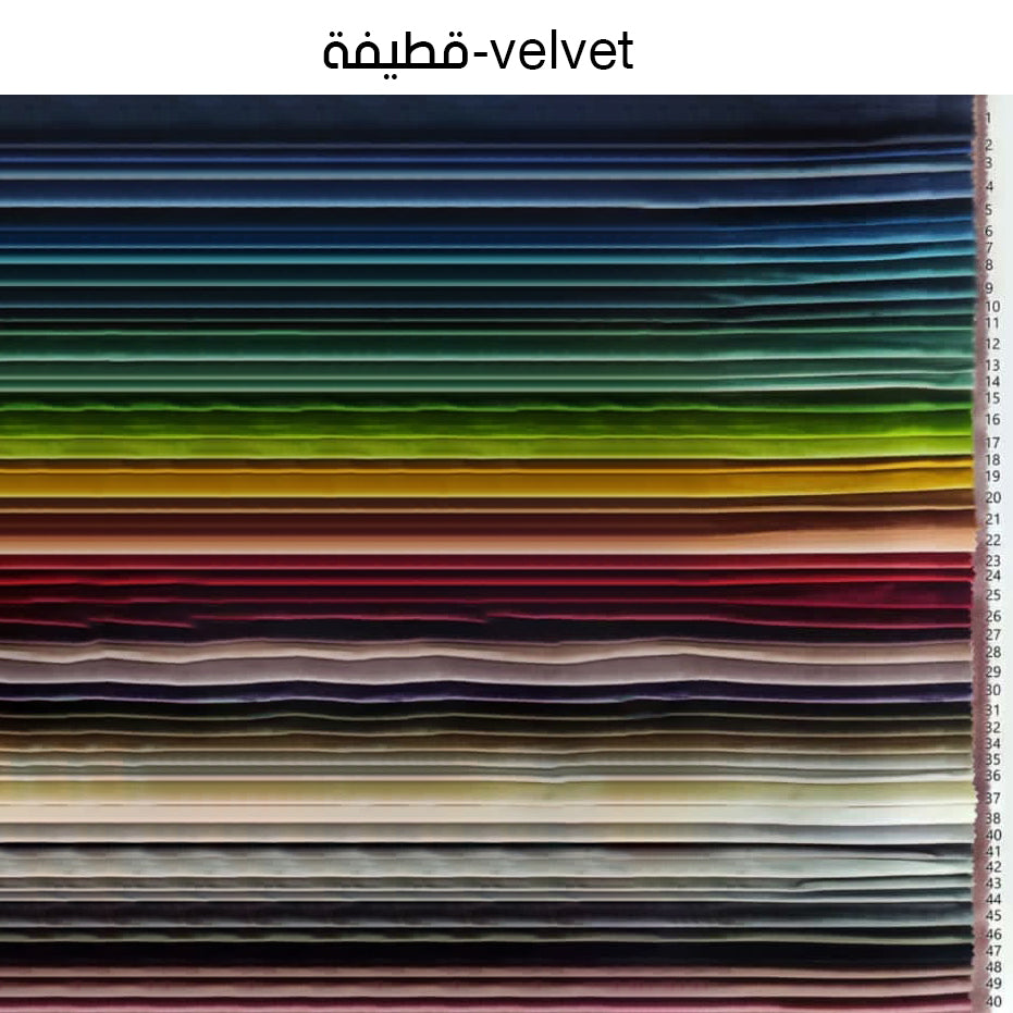 Pouf caputini 50×50 cm - 2 pieces - multi colors - SY164
