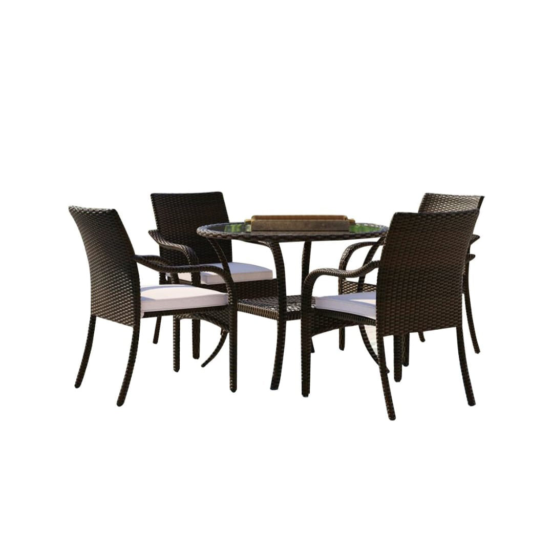 Outdoor set of table and 4 chairs - SHP173