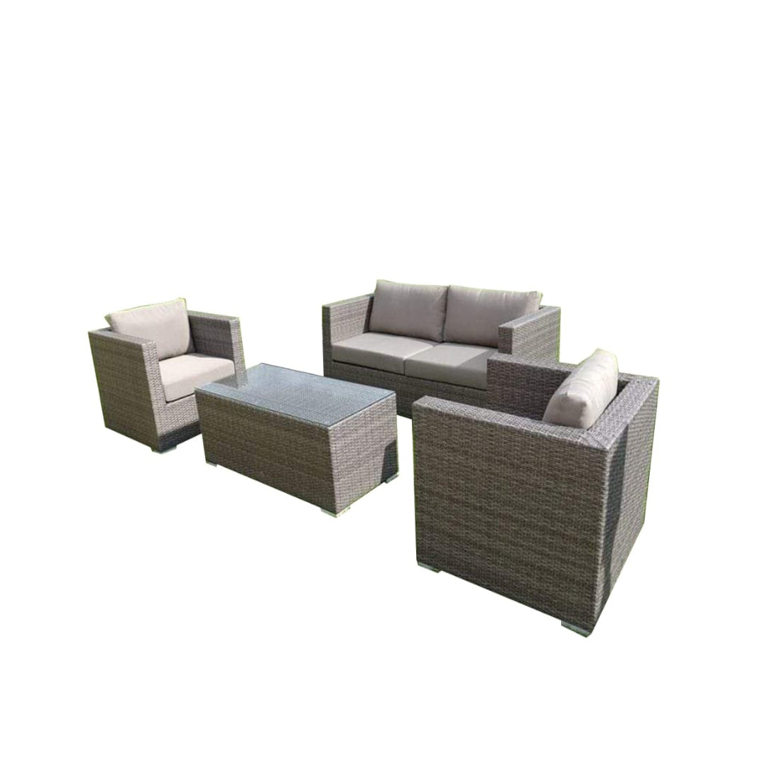 Outdoor set of table and sofa with two chairs-SHP185