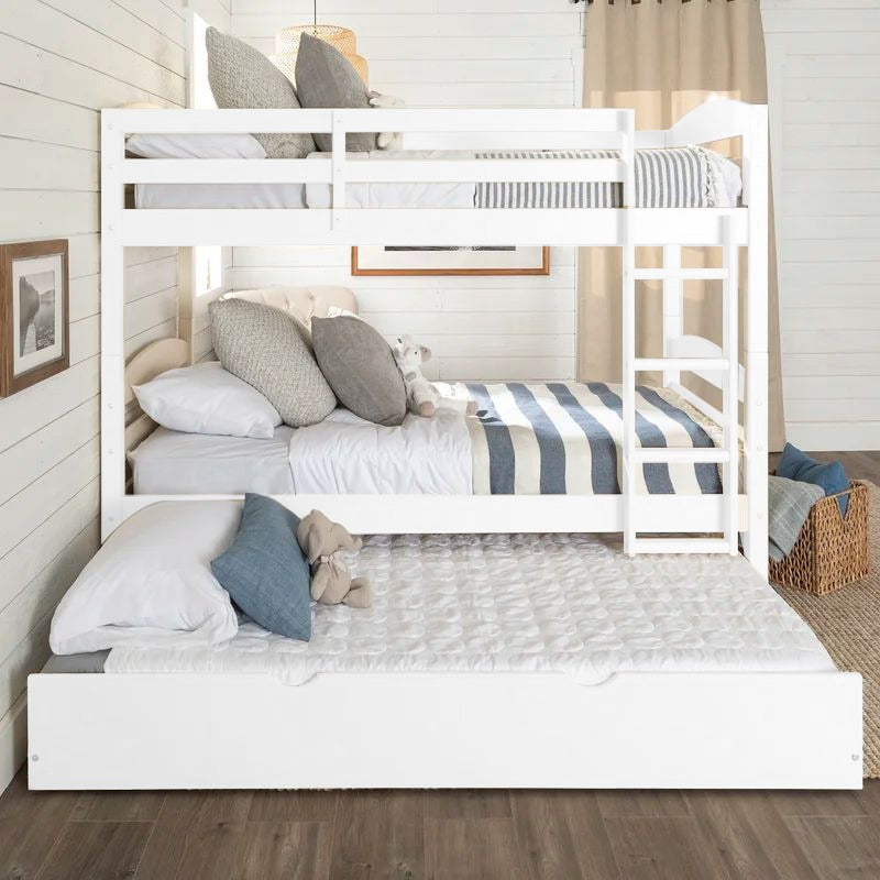 Chic Homz Three-story bed natural wood 120×200 cm - SHR251