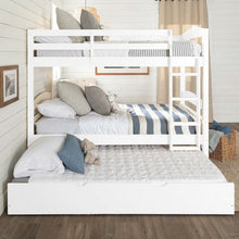 Load image in Gallery viewer, Three-story bed natural wood 120×200 cm - SHR251
