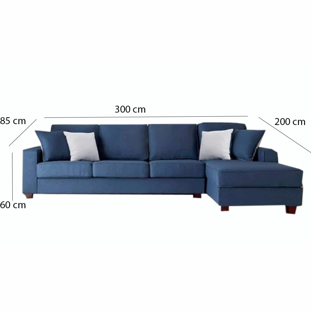 Modern Corner sofa 300 x 200 cm - Multiple Colors - QAM100