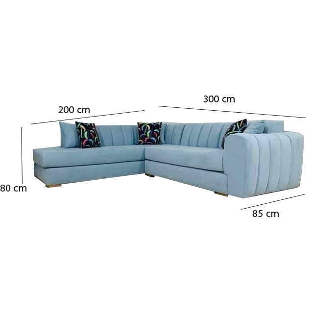 Modern Corner sofa 300 x 200 cm - Multiple Colors - QAM97