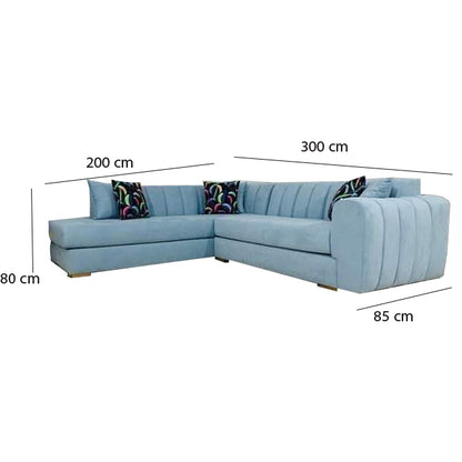 Modern Corner sofa 300 x 200 cm - Multiple Colors - QAM97