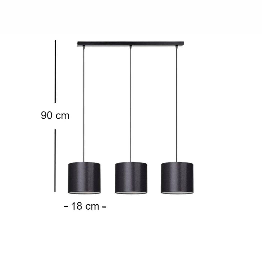 Triple Ceiling Light 55x90cm - SHLT40