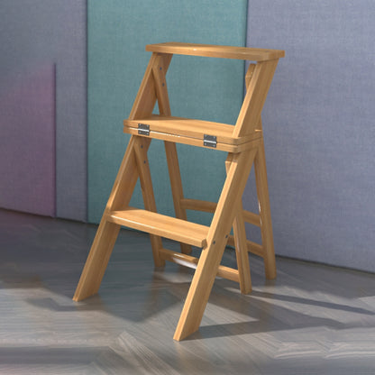 كرسي سلم خشب زان طبيعي 35×45سم-MNR14