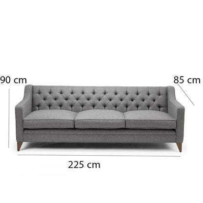 Sofa beech wood 85x225 cm - multiple colors - DECO23