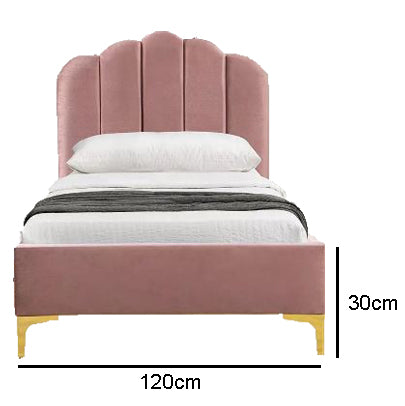 Beech Wood Bed 120×200 cm - FACT272