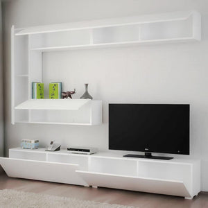 TV table with storage units 240X31 cm - TRA50