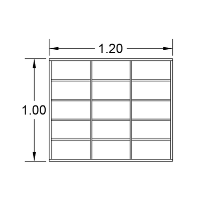 Shoe rack 40×120cm- FNH417