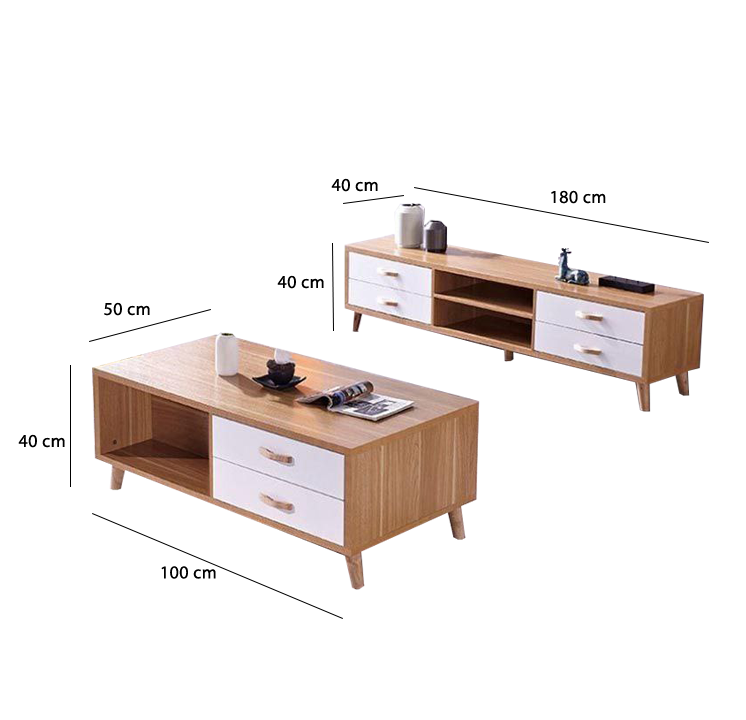 TV Table With Coffee Table-FNH441