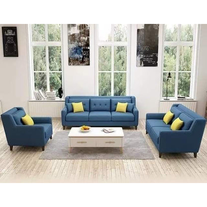 Sofa set three pieces - 2 sofas with a chair - multiple colors - KM116