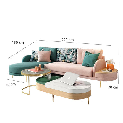 Corner sofa 300 x 170 cm - multiple colors - KM50