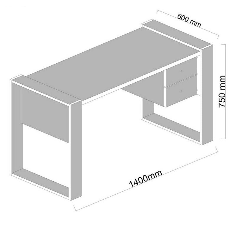 Desk - 140×60 cm - TRA312
