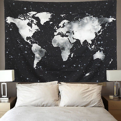 ستارة ديكور خريطة العالم - 225X200-Chic Homz