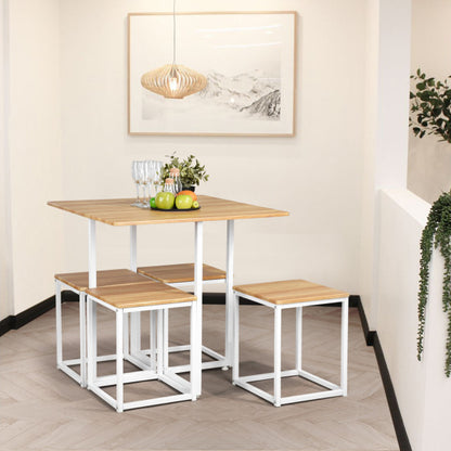 Modern Dining Table with Four Chairs - OSA26