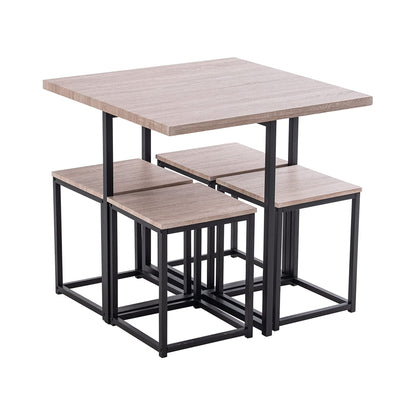 Modern Dining Table with Four Chairs - OSA27