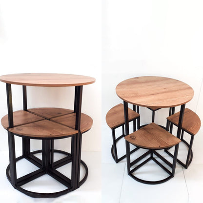Modern Dining Table with Four Chairs - OSA28