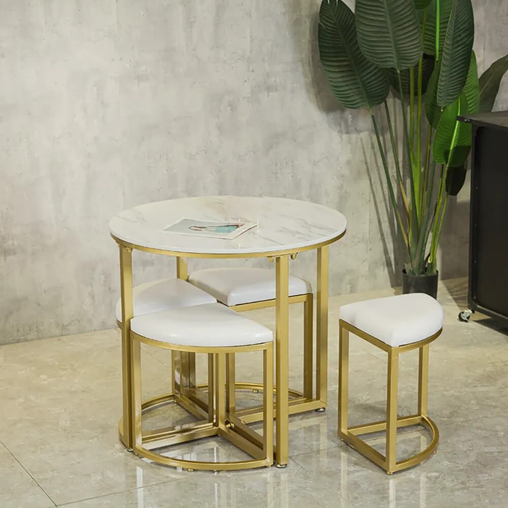 Modern Dining Table with Four Chairs - OSA29