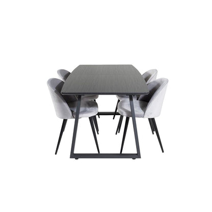 Modern Dining Table with Four Chairs - OSA31