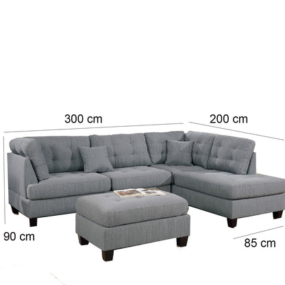 Corner sofa 300 x 200 cm - multiple colors - SY32