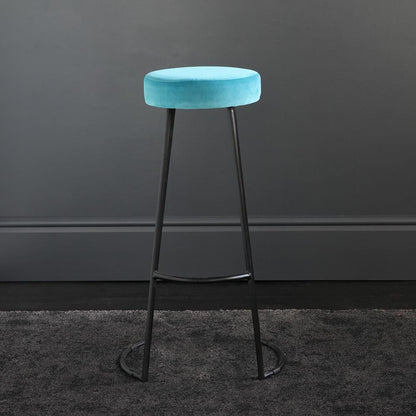 Bar stool 35×45 cm - light blue - AC119
