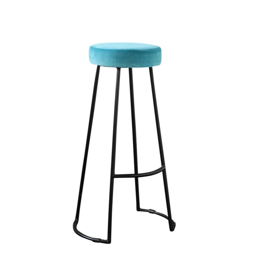 Bar stool 35×45 cm - light blue - AC119