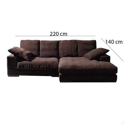 Corner sofa - Multiple Color - 220 x 140 cm -FUD235