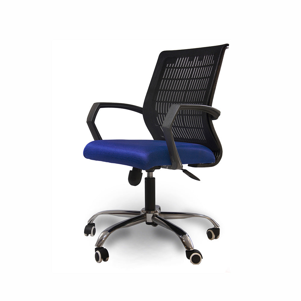 كرسي مكتب - أسود×أزرق 50×50سم- OC7